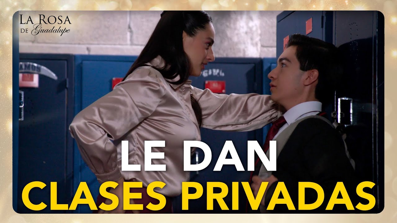 Samuel y su maestra Allison